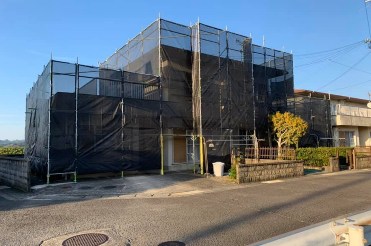 田辺市発注の外壁及び、屋上防水